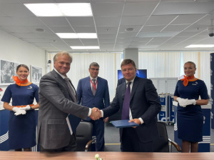 Корпорация «Иркут», Авиакомпания «Аврора» и ГТЛК подписали соглашение об основных условиях поставки самолетов SSJ-NEW
